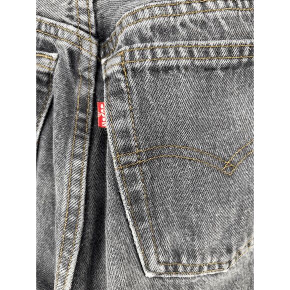 Vintage Women’s Levi’s 501 Denim Black Jeans 13501-0658 USA Made 90s Sz 27x27 - Picture 4 of 11
